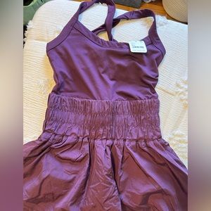 Free People The Way Home Skortskie NWT in Eggplant